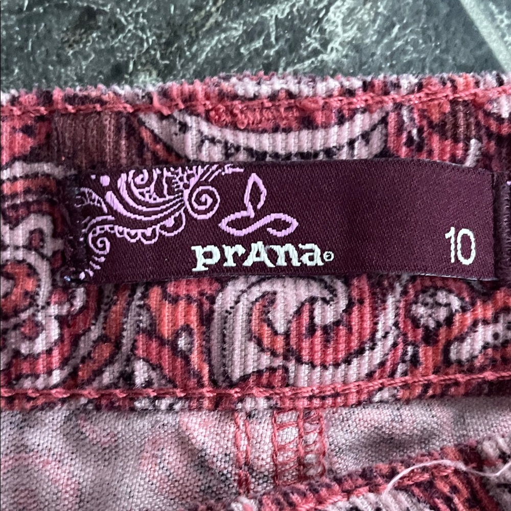PRANA Paisley Print Women's Straight-leg Pants Preppy Casual Coastal Colourful - Picture 2 of 13